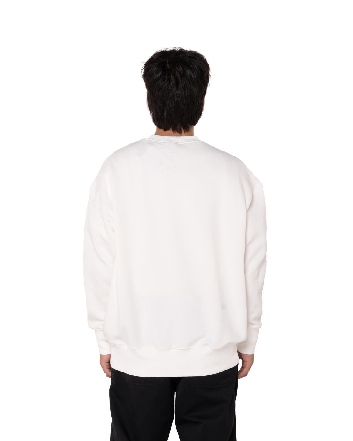 2020年 FACCIES Archive カットアウトスリーブ スウェット 白 nike-wmns-nsw-phnx-flc-os-crew